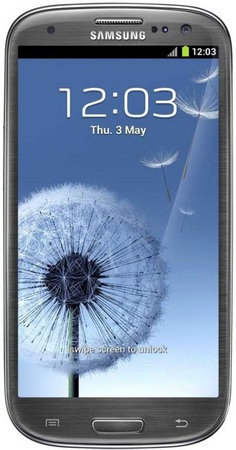Смартфон Samsung Galaxy S3 GT-I9300 16Gb Titanium grey - Томск